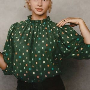 NWT Anthropologie cotton blouse